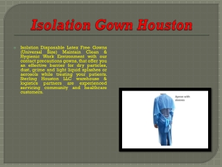 Isolation Gown Houston