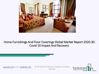 Home Furnishings And Floor Coverings Market Analysis and Forecast Report 2030