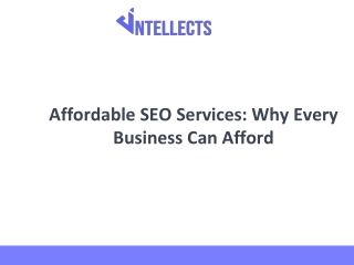 Affordable SEO Services Why Every Business Can Afford