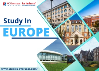 Have you Chosen A Higher Education Destination in Europe yet?