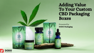 Get Attractive Quality Custom CBD Product Boxes | Custom Boxes!