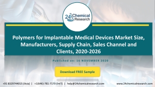Polymers for Implantable Medical Devices Market Size, Manufacturers, Supply Chain, Sales Channel and Clients, 2020-2026