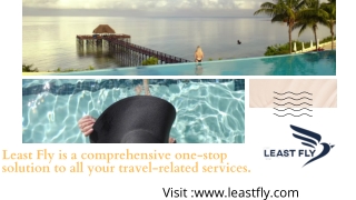 Least Fly is a comprehensive one-stop solution to all your travel-related services.