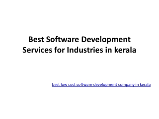 best software development company in trivandrum-business software for  industry