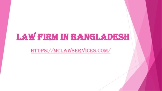 Law firm in Bangladesh