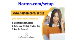 Norton.com/setup - Activate Norton Setup with Product Key