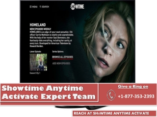Learn How To Activate Showtime Anytime?