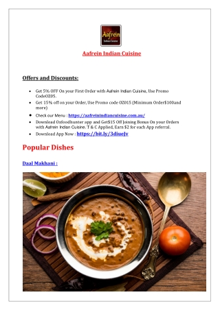 Aafrein Indian Cuisine - 5% OFF - Takeaway burleigh heads, Qld