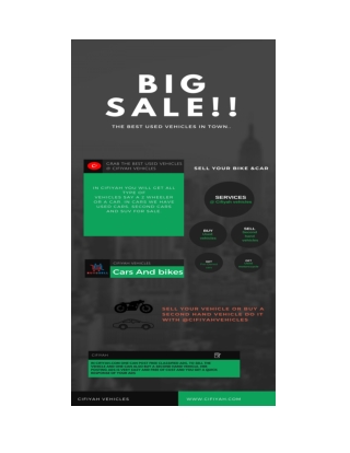 Grab the best used vehicle-On sale @cifiyahvehicles