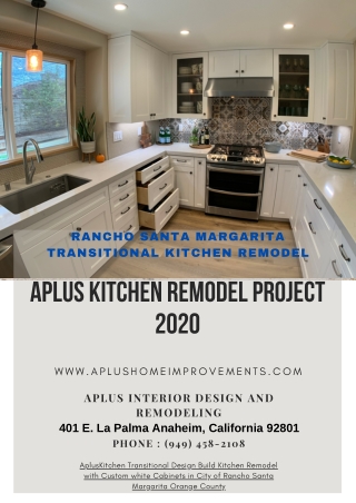 Rancho Santa Margarita Transitional Kitchen Remodel
