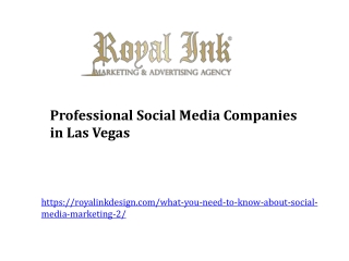 Best Social Media Companies in Las Vegas at Nevada