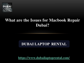 What are the Issues for Macbook Repair Dubai?