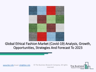 Ethical Fashion Market Key Competition Landscape, Promising Growth, And Segments