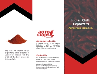 Best Indian Chilli Exporters For You