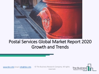 Postal Services Market 2020: Global Growth, Trends And Forecast