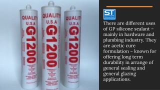Different Types of GP Silicone Sealant Products