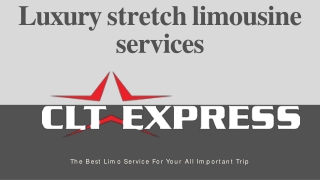 CLT express - The Best Limo Service For Your All Important Trip