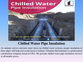 Chilled Water Pipe Insulation