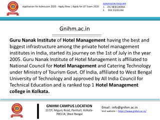 Hotel Management Courses In India