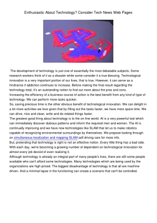 EnthusiasticAboutTechnologyConsiderTechNewsWebPages