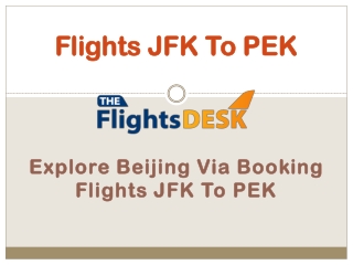 Flights JFK To PEK