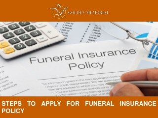 Steps to Apply for Funeral Insurance Policy