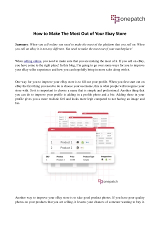 How to Make The Most Out of Your Ebay Store