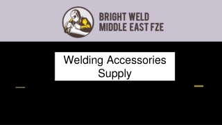 Welding equipment supplier in Dubai