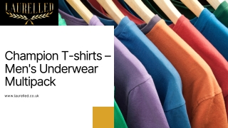 Champion T-shirts – Men's Underwear Multipack – T-shirts Pack: