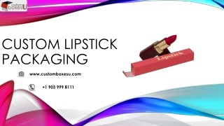 Custom Lipstick Packaging in Texas, USA