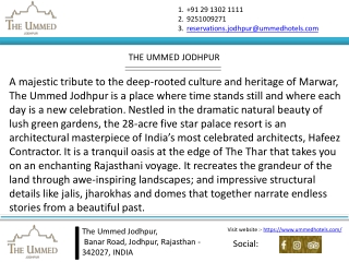 Resorts In Jodhpur