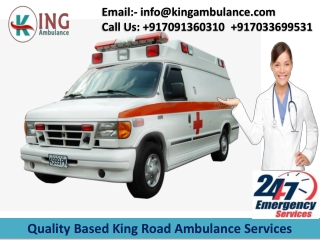 Choose Emergency Ambulance Service in Bokaro and Jamshedpur by King