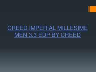 Creed Imperial Millesime