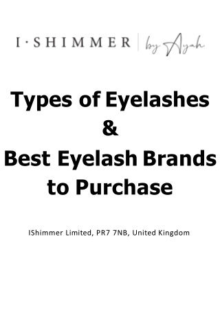 Types of Eyelashes & Best Eyelash Brands to Purchase