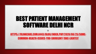 Best Patient Management Software Delhi NCR