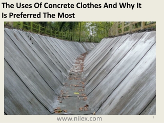 The Uses Of Concrete Clothes And Why It Is Preferred The Most