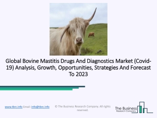 Bovine Mastitis Drugs And Diagnostics Market To Adopt New Strategies For Growth During Forecast Period, 2020-23