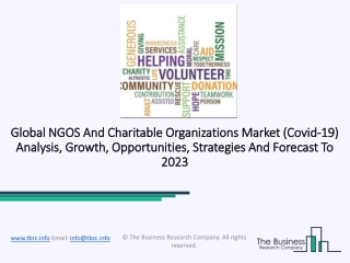 NGOS And Charitable Organizations Market Analysis And Demand Forecast By 2020 To 2023