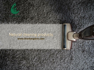 Natural cleaning products -www.cleankangaroo.com