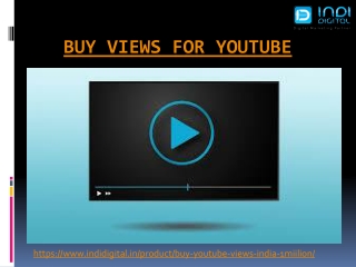 How to get genuine buy views for youtube