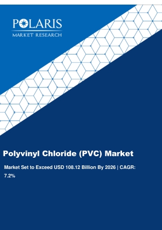 Polyvinyl Chloride (PVC) Market Strategies and Forecasts, 2020 to 2026
