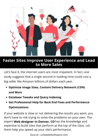 Faster Sites Improve User Experience and Lead to More Sales