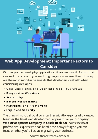 Web App Development: Important Factors to Consider