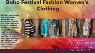 Boho Festival Fashion Women’s  Clothing