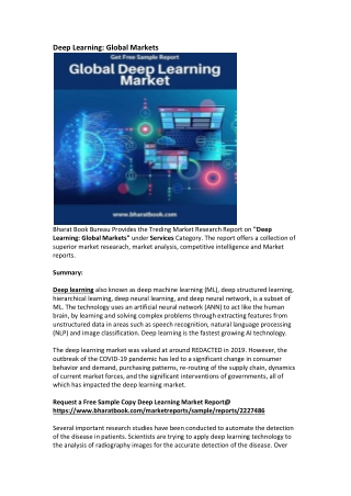 Global Deep Learning Market Research Report Forecast 2025