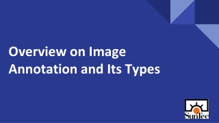 Overview on Image Annotation and Its Types