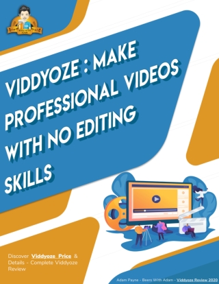 Viddyoze - Make Professional Videos With No Editing Skills