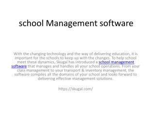 School Management Software