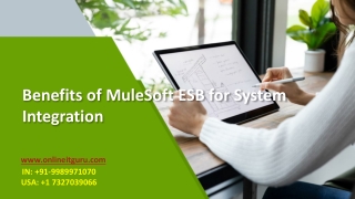 Explain MuleSoft ESB system integration