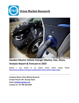 Sweden Electric Vehicle Charger Market Trends, Size, Competitive Analysis and Forecast 2019-2025